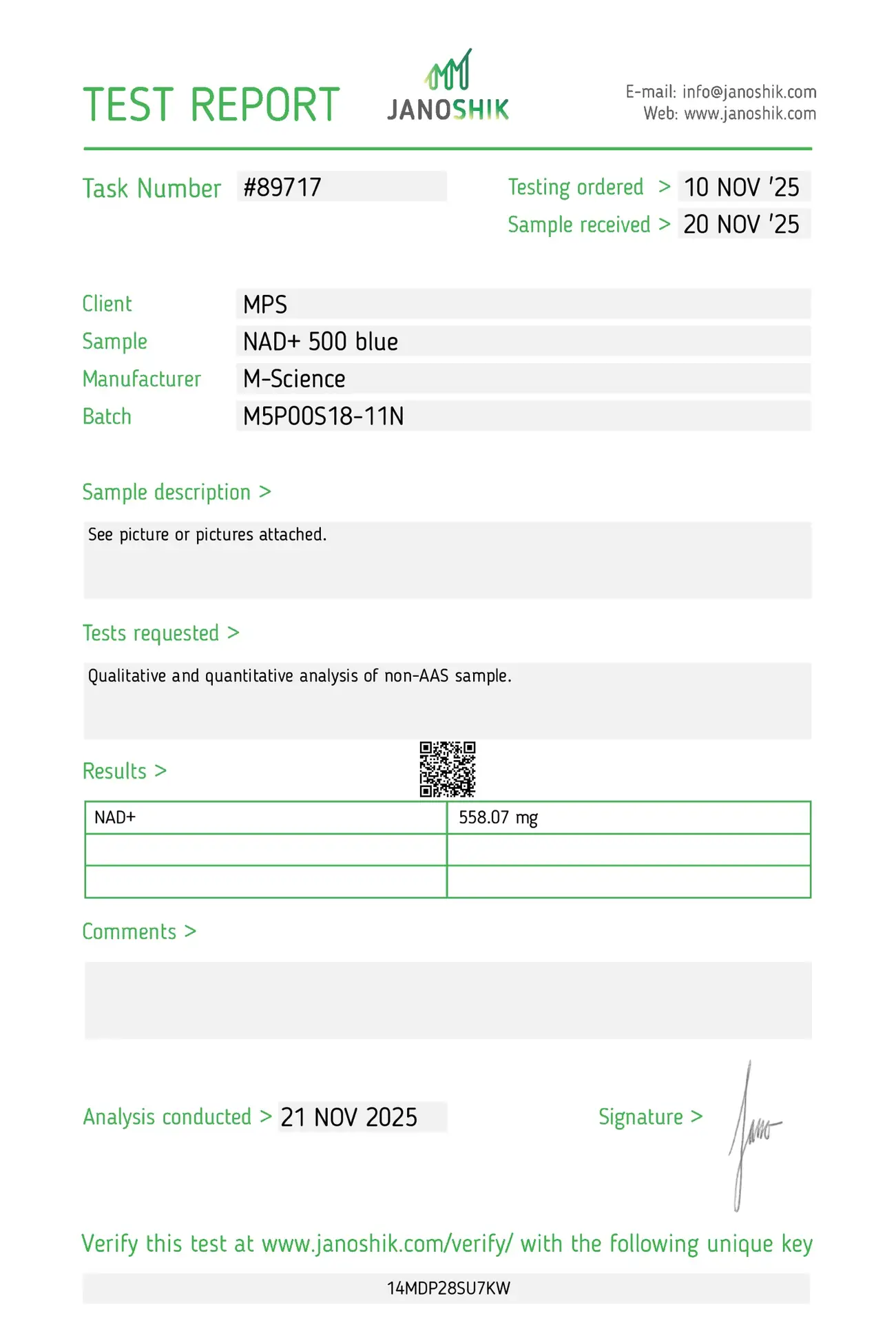 NAD+ 500mg - Image 2