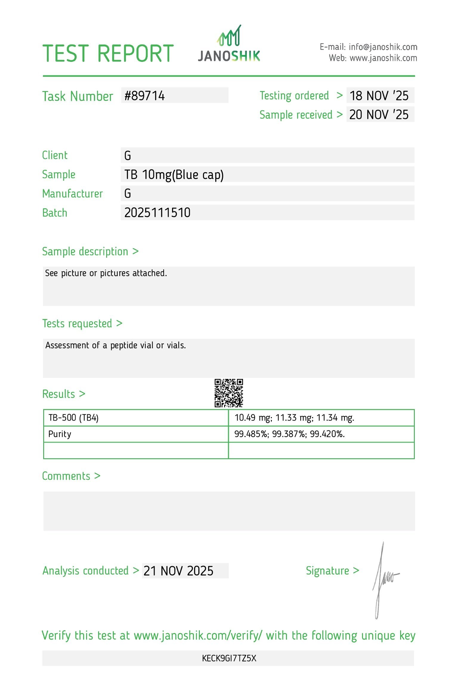 TB-500 10mg - Image 2