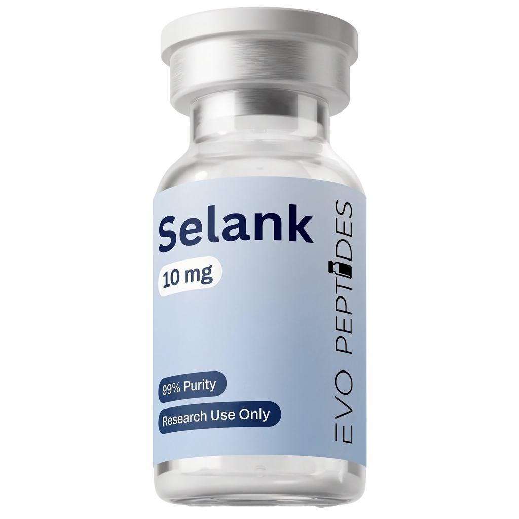 Selank research peptide vial